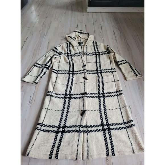 Lauren Ralph Lauren wool coat‎ jacket womens knit X - Picture 1 of 8
